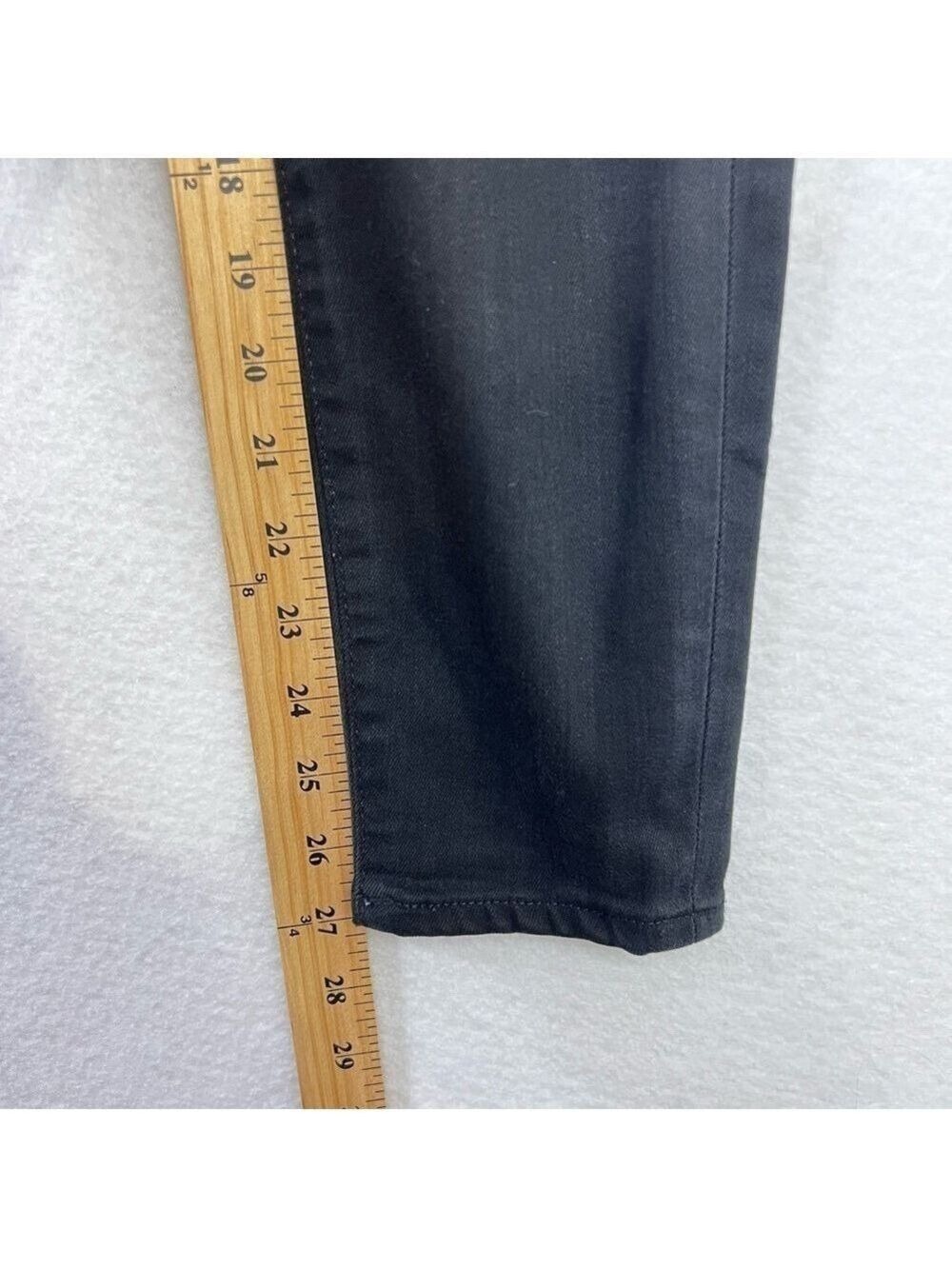 Madewell 9" Mid rise Skinny Jeans Stretch Boho Sz 27 Black - Picture 12 of 15